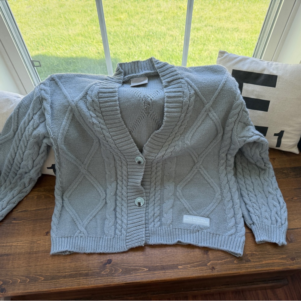 Taylor Swift Tortured Poets Dept Knit Cardigan